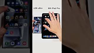 iPad pro Max VS Samsung galaxy s 24 ultra viralvideo [upl. by Eentrok]