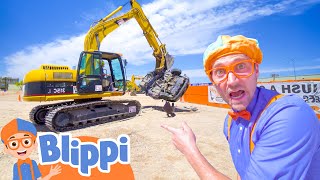 Blippi Visits Dig This Las Vegas and Learns Verbs  Blippi  Challenges and Games for Kids [upl. by Artus162]