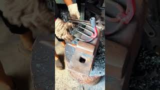 Forging process for hay forks [upl. by Frodine]