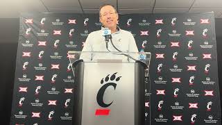 Bearcats HC Scott Satterfield “Sanders plays with a lot of confidence” [upl. by Llehcar]