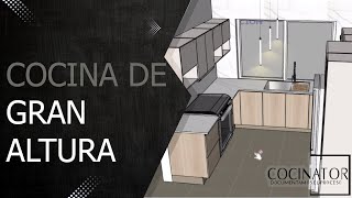 Diseñando cocina pequeña pero con gran altura [upl. by Seline]