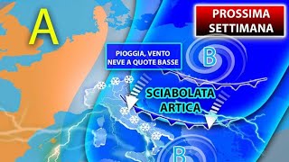 METEO  MEGA BURARSCA ARTICA IN ARRIVO [upl. by Asilej]