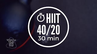 Interval Timer With Music  40 sec rounds 20 sec rest  Mix 101 [upl. by Yelad]