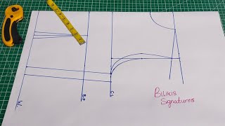 SIMPLE BASIC BODICE PATTERN Updated Version [upl. by Lusty363]