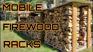 Building Mobile Firewood Racks  Alternative to IBC Totes [upl. by Grannie713]