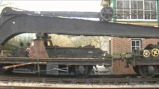 Bluebell Railway  Steam crane shunt  21022012 [upl. by Ibib]