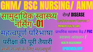 COMMUNITY HEALTH NURSINGI EXAM PREPARATION IMPORTANT QUESTION FOR GNM BSC NURSING ANM STUDENTS [upl. by Richel340]