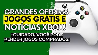 ATUALIZAÇÃO IMPORTANTE NO XBOX  JOGOS GRÁTIS e PROMOÇÕES Para TODOS   NOTÍCIAS [upl. by Palla]