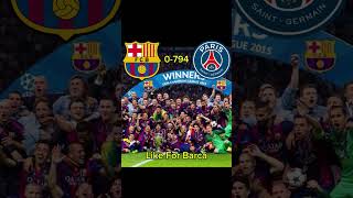 Barca vs psg 🔥 football [upl. by Garin]