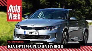 Kia Optima Plugin Hybrid  AutoWeek Review [upl. by Kinnard]