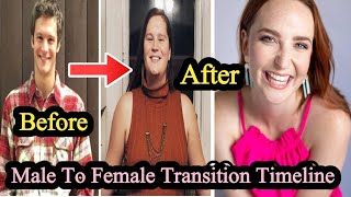 Male To Female Transition Timeline  Before And After Boy To Girl Transformation  Trans Studio [upl. by Asina]