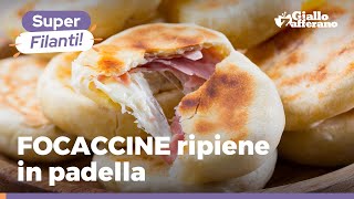 FOCACCINE RIPIENE FACILI E VELOCI [upl. by Denni]