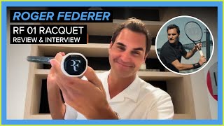 INTERVIEW Roger Federer HIMSELF unveils the new Wilson RF 01 racquet amp gives gear advice 😎 [upl. by Valentine]