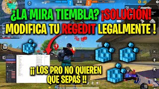 SOLUCION PARA QUE LA MIRA NO TIEMBLE Y SE QUEDE EN LA CABEZA  MODIFICAR REGEDIT LEGALMENTE 😱 [upl. by Nnylekoorb]