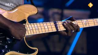 Marcus Miller  Jean Pierre amazing solo on bassgitar and battle between sax and bass [upl. by Ashly719]