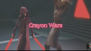 CrayonColored Lightsabers Sidious vs Maul amp Opress [upl. by Erdnua328]