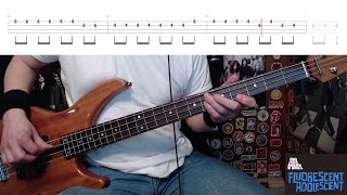 Fluorescent Adolescent by Arctic Monkeys  Bass Cover with Tabs PlayAlong [upl. by Thurmann]