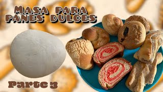 🔥Masa económica para diferentes panes dulces parte 3 [upl. by Kenweigh]