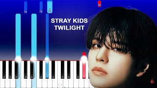 Stray Kids  twilight Piano Tutorial [upl. by Hudson63]