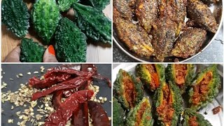 😋👌bharwa Karela ki recipe healthy Karela cooking kitchenhacks cookingchannel viralvideo [upl. by Janie]