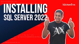 INSTALLING SQL SERVER 2022 [upl. by Ferdinanda]