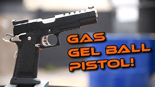 Golden Eagle Gas Gel Blaster Pistol Review [upl. by Rosy]