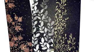 QC Creating a bookmark using new brilliance Planetariu ink pads 😍 [upl. by Lemire210]