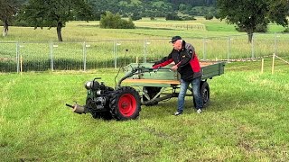 Einachser IRUS Holder hat Startprobleme 5 Bulldog und Schleppertreffen in Hirrlingen 23062024 [upl. by Seabury]