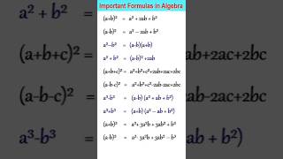 10 To 12 Class Important formulas basic [upl. by Yesak]