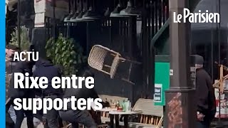 Finale de la Coupe de France  2 blessés dans des échauffourées entre supporters à Gare de Lyon [upl. by Krawczyk629]