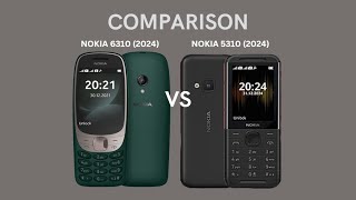 Nokia 6310 vs Nokia 5310  Retroinspired phones [upl. by Relyk]