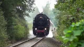 Steam Train  Dampflok 52 8134 mit EisenbahnRomantikSonderzug im Westerwald 20092011 [upl. by Goodman]