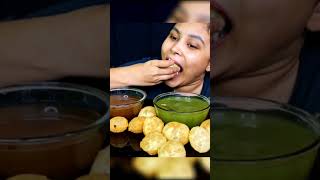 Indian ASMR Street Food  Gol Gappa amp Pani Puri Mukbang  Eating Show [upl. by Cybill]