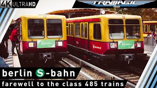 SBahn Berlin Abschied von der BR 485  4K [upl. by Zeus]