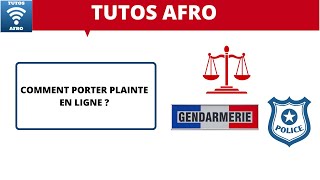 COMMENT PORTER PLAINTE EN LIGNE [upl. by Adah]