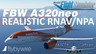 FlyByWire A320  How to fly a REALISTIC Non Precision Approach  Real Airbus Pilot [upl. by Eibbob551]