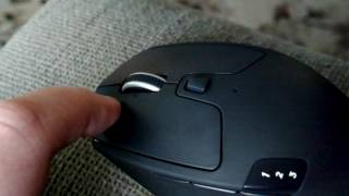 Logitech M720 Triathlon  compare buttons clicking [upl. by Shurlock]