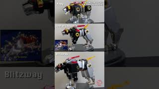 Golionvoltron black lion popy vs soulofchogokin vs blitzway shorts chogokin toys mecha [upl. by Litnahc562]