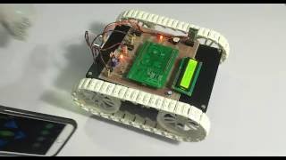 Collision Detection Robotic Vehicle Using ARM [upl. by Choong852]