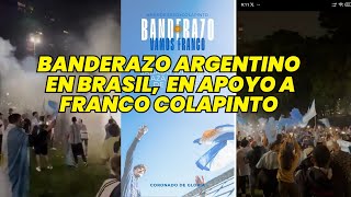 No lo entenderías BANDERAZO ARGENTINO EN BRASIL EN APOYO A FRANCO COLAPINTO F1 Radio [upl. by Aneres]