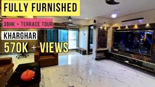 Fully Furnished 3bhk Terrace for Sale at kharghar Navi mumbai  Booking 9967929897 mumbaikharghar [upl. by Tadashi968]