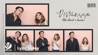 Distansya  Rob Deniel amp Janine Lyric Video  Photobooth Version [upl. by Wilt911]