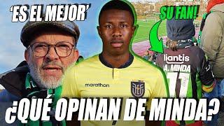 🗣️ ES NUESTRO MEJOR JUGADOR  🇧🇪 ESTO OPINAN LOS FANS de BELGICA de ALAN MINDA 🇪🇨 [upl. by Ellehcan887]