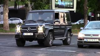 Mercedes G63 AMG hard acceleration [upl. by Nnylrebma]