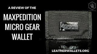 Maxpedition Micro Wallet Review [upl. by Cahan]