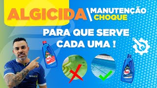 ALGICIDA CHOQUE X ALGICIDA COMUM QUAL A DIFERENÇA QUANDO USAR CADA UM [upl. by Atiuqcaj]