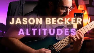 Jason Becker  Altitudes  Sweep Picking Arpeggios  Cover by Cem Saglam [upl. by Pennie]