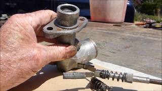 Fitting a repair kit to a Girling Master Cylinder [upl. by Hedgcock]