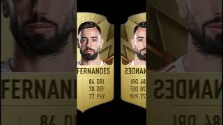 Bruno Fernandes FIFAFC Card Evolution NO COPYRIGHT INTENDED ⚠️ [upl. by Ymmac]