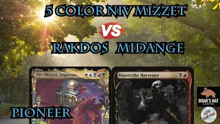 5 Color Niv Mizzet VS Rakdos Midrange MTG Pioneer [upl. by Ohs]